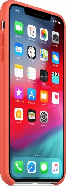 Чехол для Apple iPhone XS Max Silicone Case Nectarine (MTFF2) - 1