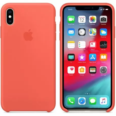 Чехол для Apple iPhone XS Max Silicone Case Nectarine (MTFF2) - 2