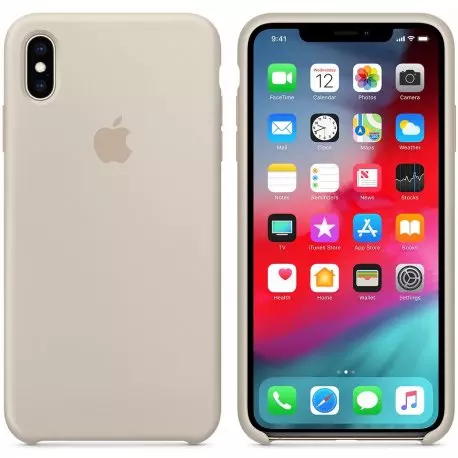 Чехол для Apple iPhone XS Max Silicone Case Stone (MRWJ2) - 2
