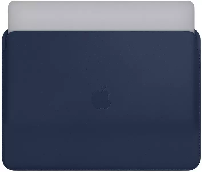 Чехол для Apple MacBook Pro 13 Retina 2016-2018 Leather Sleeve Midnight Blue (MRQL2) - 2