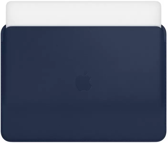 Чехол для Apple MacBook Pro 13 Retina 2016-2018 Leather Sleeve Midnight Blue (MRQL2) - 3