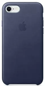 Чехол для Apple iPhone 8 Leather Case Midnight Blue (MQH82)