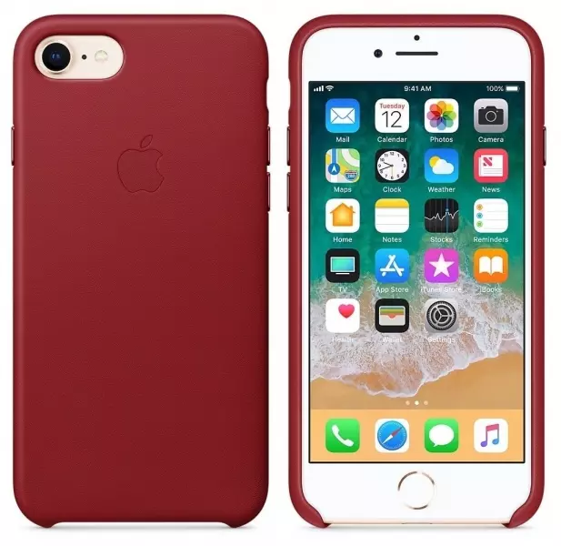 Чехол для Apple iPhone 8 Silicone Case PRODUCT(Red) (MQGP2) - 2