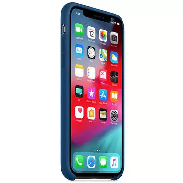 Чехол для Apple iPhone XS Silicone Case - Blue Horizon (MTF92) - 1