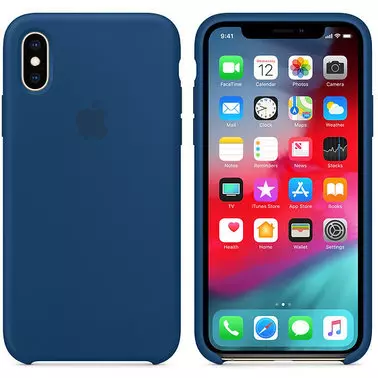 Чехол для Apple iPhone XS Silicone Case - Blue Horizon (MTF92) - 2