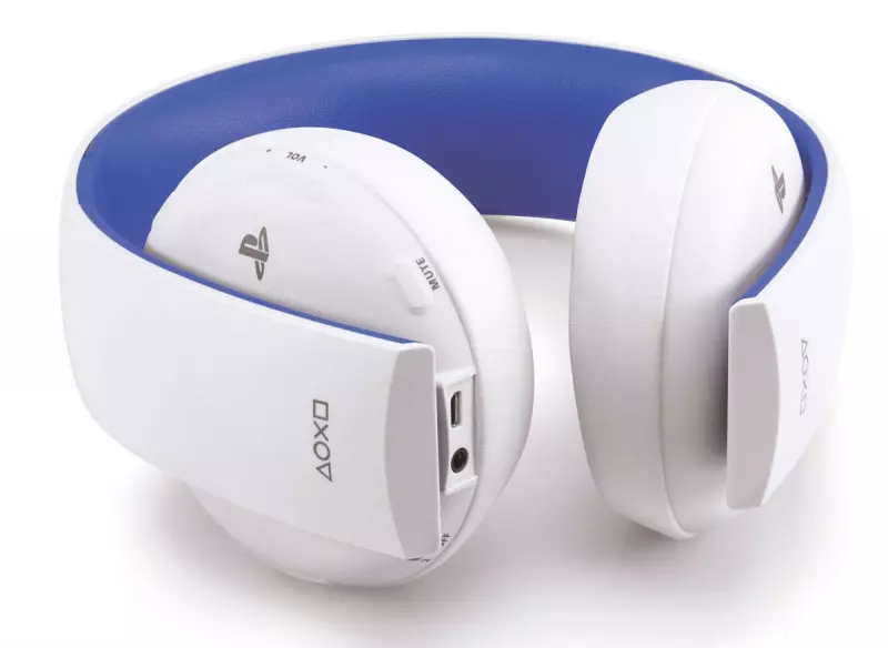 Гарнитура Sony PlayStation Gold Wireless Headset 2.0 White - 1