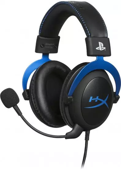 Гарнитура проводная игровая HyperX Cloud Blue для PS4