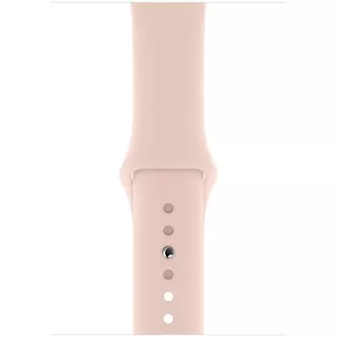 Apple Watch Series 5 44 mm (GPS) Gold Aluminum Case with Pink Sand Sport Band (MWVE2) - 2