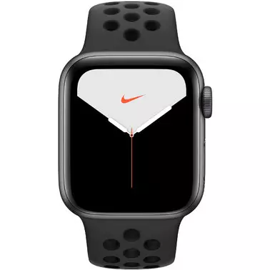 Apple Watch Series 5 Nike+ 44 mm (GPS + LTE) Space Gray Aluminum Case with Anthracite/Black Nike Sport Band (MX3A2/MX3F2) - 1