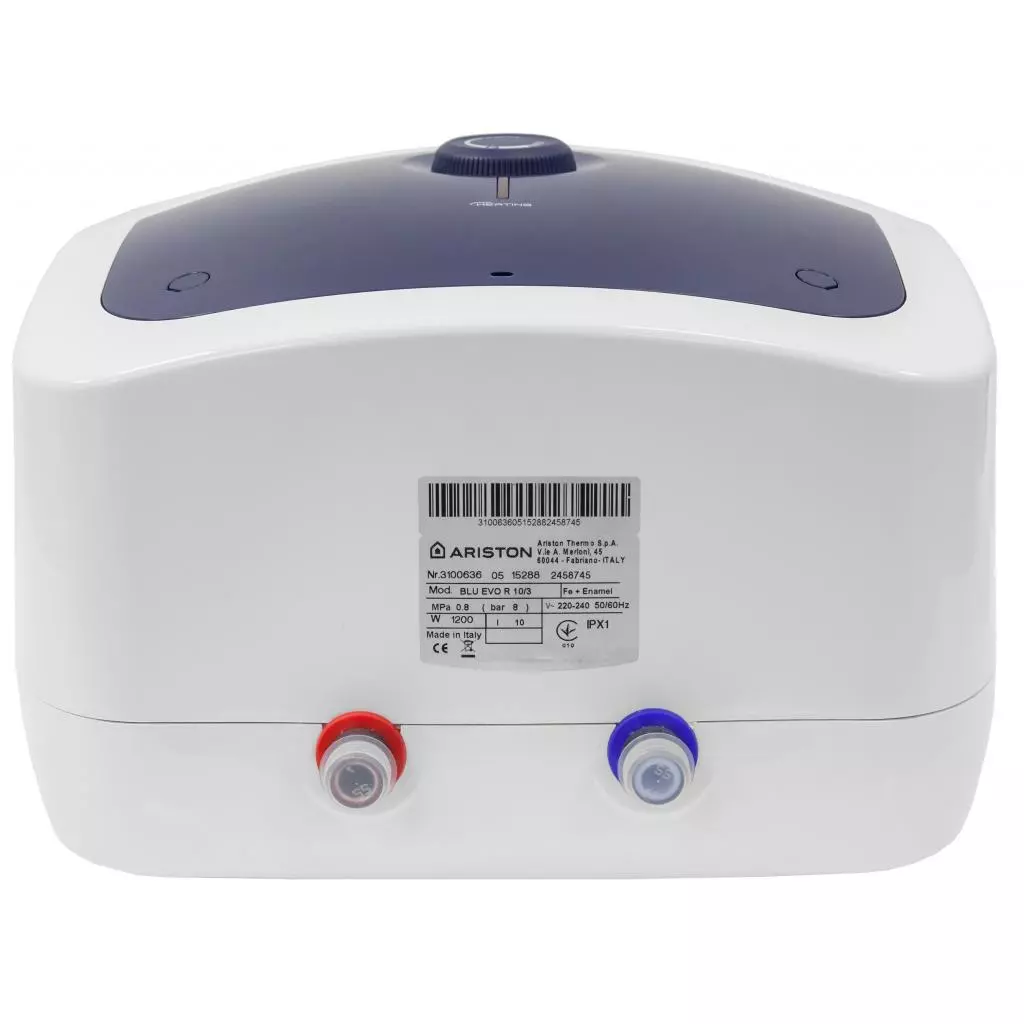 Бойлер Ariston BLU EVO R 10/3 (3100636) - 4 Бойлер Ariston BLU EVO R 10/3 (3100636) - 4