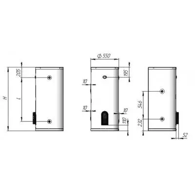 Бойлер косвенного нагрева Nova Tec Titan NT-T 150 (NT-T 150) - 2 Бойлер косвенного нагрева Nova Tec Titan NT-T 150 (NT-T 150) - 2