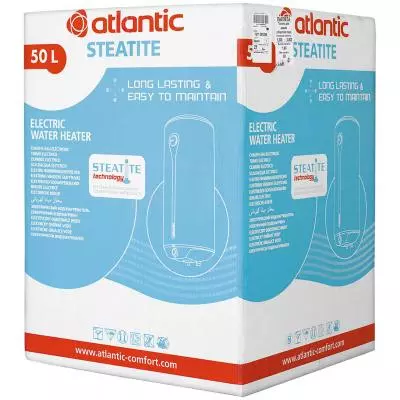 Бойлер ATLANTIC Ego Steatite 50 VM 050 D400-1-BC 1200W - 11