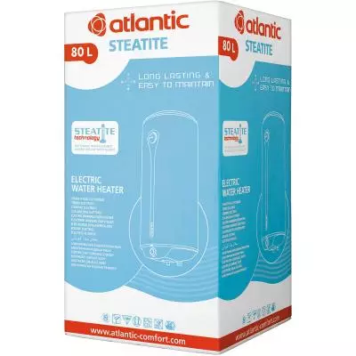 Бойлер ATLANTIC Ego Steatite 80 VM 080 D400-1-BC 1200W - 11