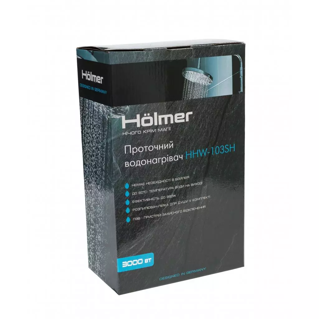 Проточный водонагреватель Hölmer HHW-103SH - 3