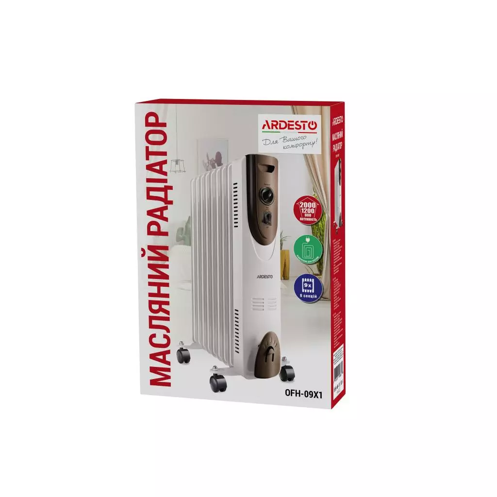 Обогреватель Ardesto OFH-09X1 - 8