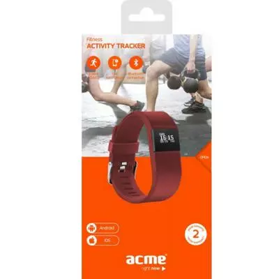 Фитнес браслет ACME ACT03 activity tracker Red (4770070878576) - 2