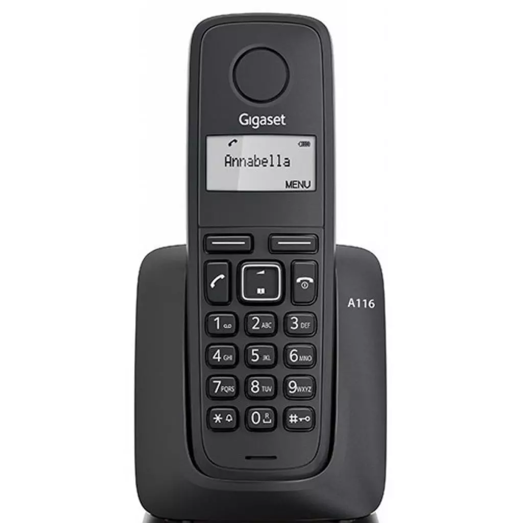 Телефон DECT Gigaset A116 Black (S30852H2801S301) - 1