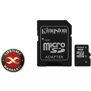 Карта памяти Kingston 8Gb microSDHC class 4 (SDC4/8GB)