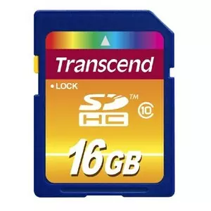 Карта памяти Transcend 16Gb SDHC class 10 (TS16GSDHC10)