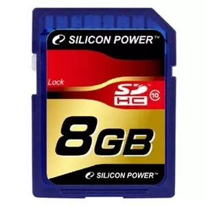 Карта памяти Silicon Power 8Gb SDHC class 10 (SP008GBSDH010V10)