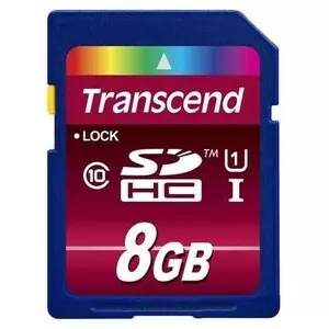 Карта памяти Transcend 8Gb SDHC UHS-1 (TS8GSDHC10U1)