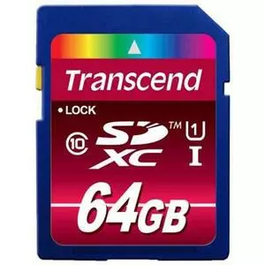 Карта памяти Transcend 64Gb SDXC UHS-I Ultimate (TS64GSDXC10U1)