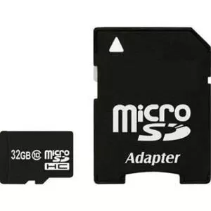 Карта памяти eXceleram 32Gb microSDHC class 10, UHS-I, с адаптером SD (MSD3210A)
