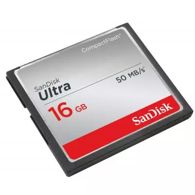 Карта памяти SanDisk 16Gb Compact Flash Ultra (SDCFHS-016G-G46) - 1 Карта памяти SanDisk 16Gb Compact Flash Ultra (SDCFHS-016G-G46) - 1