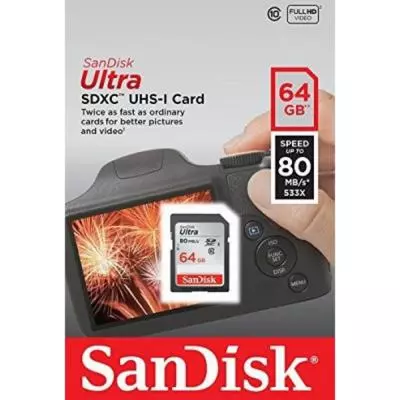 Карта памяти SanDisk 64GB SDXC Class 10 UHS-I (SDSDUNC-064G-GN6IN) - 3