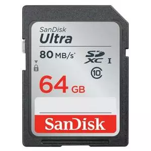 Карта памяти SanDisk 64GB SDXC Class 10 UHS-I (SDSDUNC-064G-GN6IN)