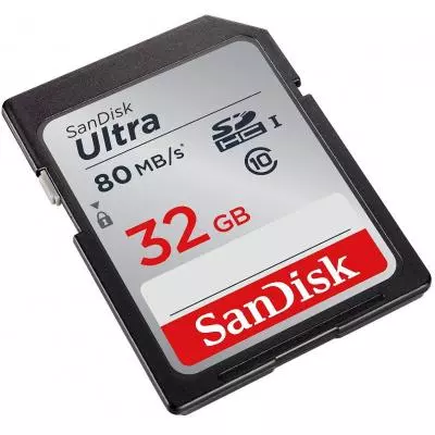 Карта памяти SanDisk 32GB SDHC class 10 UHS-I Ultra (SDSDUNC-032G-GN6IN) - 1