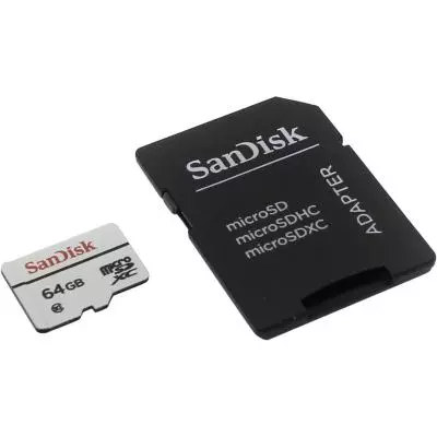 Карта памяти SanDisk 64GB microSDXC class 10 High Endurance Video Monitoring (SDSDQQ-064G-G46A) - 1 Карта памяти SanDisk 64GB microSDXC class 10 High Endurance Video Monitoring (SDSDQQ-064G-G46A) - 1