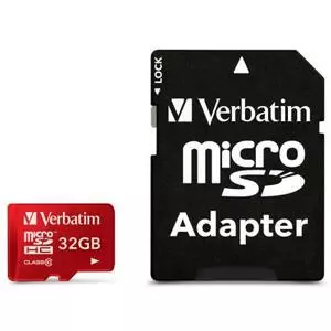 Карта памяти Verbatim 32GB microSDHC class 10 (#44044)