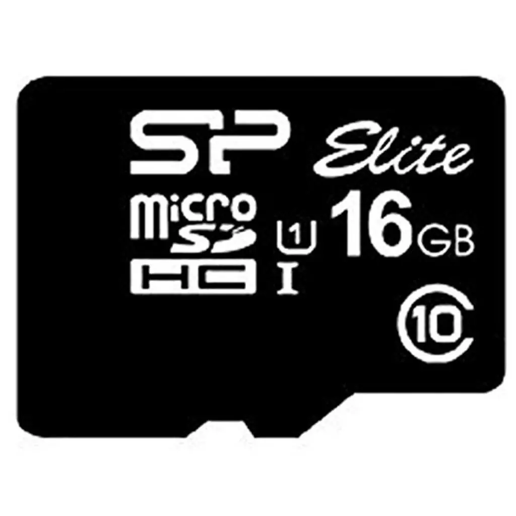 Карта памяти Silicon Power 16GB microSDHC class 10 UHS-I Elite (SP016GBSTHBU1V10)