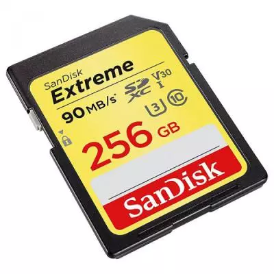 Карта памяти SanDisk 256GB SDXC class 10 V30 A1 UHS-I U3 4K Extreme (SDSDXVF-256G-GNCIN) - 1 Карта памяти SanDisk 256GB SDXC class 10 V30 A1 UHS-I U3 4K Extreme (SDSDXVF-256G-GNCIN) - 1