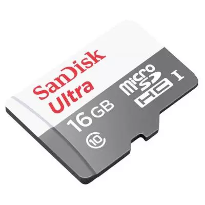 Карта памяти SanDisk 16GB microSD Class 10 UHS-I Ultra (SDSQUNS-016G-GN3MA) - 2