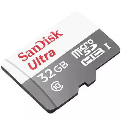 Карта памяти SanDisk 32GB Miсro-SDHC Class 10 UHS-I Ultra (SDSQUNS-032G-GN3MN) - 1 Карта памяти SanDisk 32GB Miсro-SDHC Class 10 UHS-I Ultra (SDSQUNS-032G-GN3MN) - 1