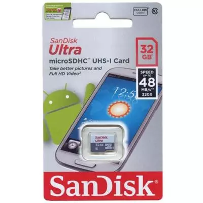 Карта памяти SanDisk 32GB Miсro-SDHC Class 10 UHS-I Ultra (SDSQUNS-032G-GN3MN) - 2 Карта памяти SanDisk 32GB Miсro-SDHC Class 10 UHS-I Ultra (SDSQUNS-032G-GN3MN) - 2