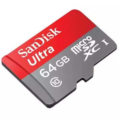 Карта памяти SanDisk 64GB microSD Class 10 UHS-I Ultra (SDSQUNS-064G-GN3MN) - 1 Карта памяти SanDisk 64GB microSD Class 10 UHS-I Ultra (SDSQUNS-064G-GN3MN) - 1