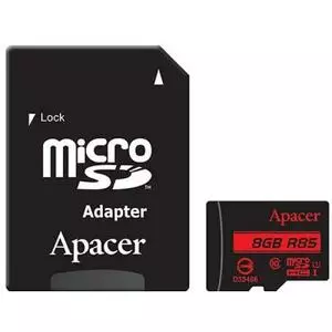 Карта памяти Apacer 8GB microSDHC Class10 UHS-I (AP8GMCSH10U5-R)