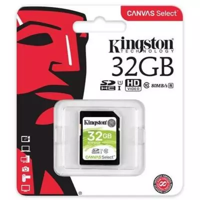 Карта памяти Kingston 32GB SDHC class 10 UHS-I U3 Canvas Select (SDS/32GB) - 2