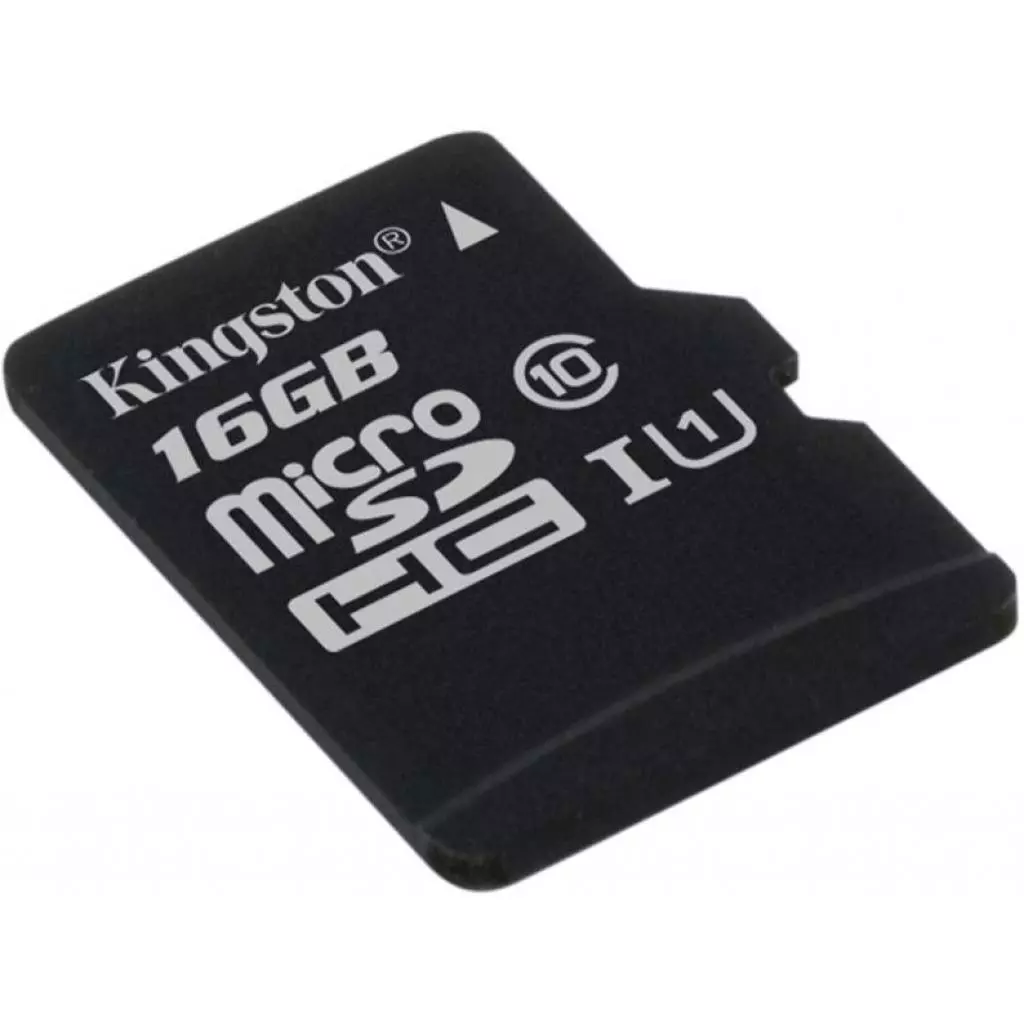 Карта памяти Kingston 16GB microSDHC class 10 UHS-I Canvas Select (SDCS/16GBSP) - 1 Карта памяти Kingston 16GB microSDHC class 10 UHS-I Canvas Select (SDCS/16GBSP) - 1
