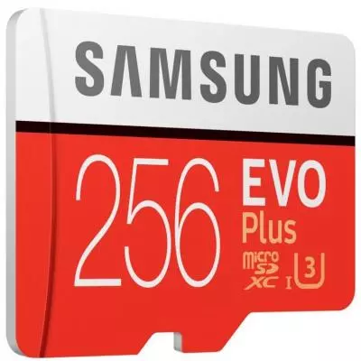 Карта памяти Samsung 256GB microSDXC class 10 UHS-I U3 Evo Plus (MB-MC256GA/RU) - 2