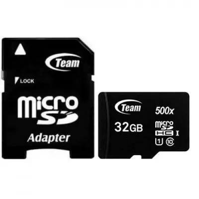 Карта памяти Team 32Gb microSDHC class 10 (TUSDH32GCL10U03) - 1 Карта памяти Team 32Gb microSDHC class 10 (TUSDH32GCL10U03) - 1