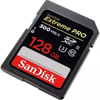 Карта памяти SanDisk 128GB SDXC class 10 UHS-II 4K Extreme Pro (SDSDXPK-128G-GN4IN) - 2 Карта памяти SanDisk 128GB SDXC class 10 UHS-II 4K Extreme Pro (SDSDXPK-128G-GN4IN) - 2