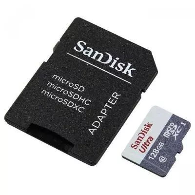 Карта памяти SanDisk 128GB microSDXC class 10 UHS-I Ultra (SDSQUNS-128G-GN6TA) - 2 Карта памяти SanDisk 128GB microSDXC class 10 UHS-I Ultra (SDSQUNS-128G-GN6TA) - 2