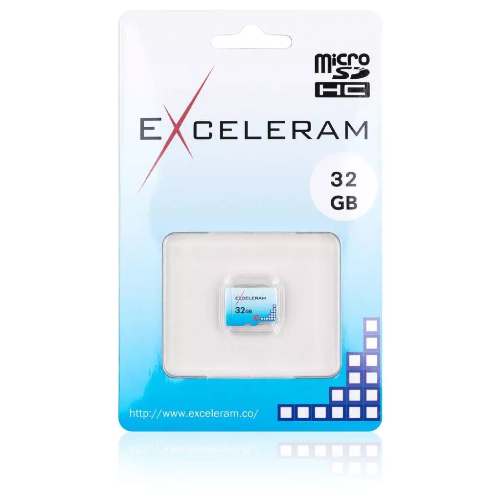 Карта памяти eXceleram 32GB microSD class 10 Color series (EMSD0005) - 1 Карта памяти eXceleram 32GB microSD class 10 Color series (EMSD0005) - 1