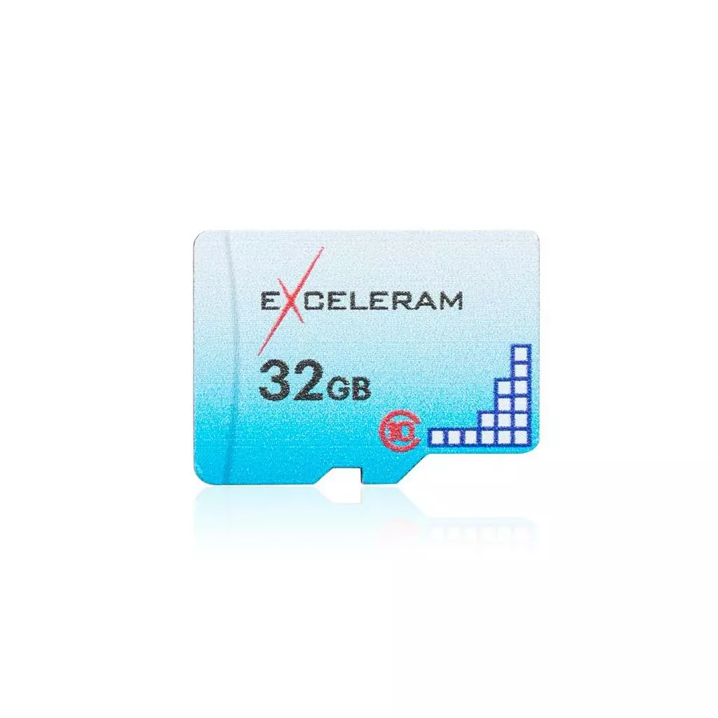 Карта памяти eXceleram 32GB microSD class 10 Color series (EMSD0005)