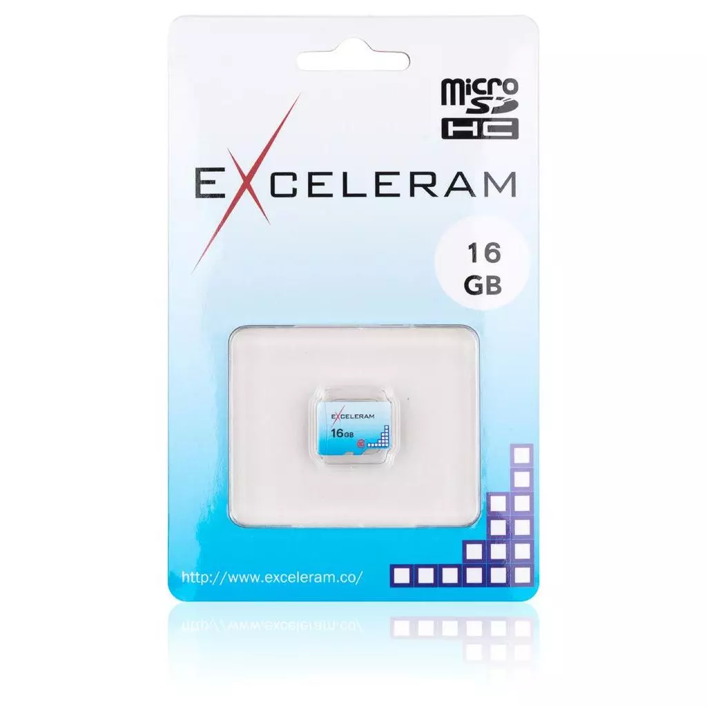 Карта памяти eXceleram 16GB microSD class 10 Color series (EMSD0003) - 1 Карта памяти eXceleram 16GB microSD class 10 Color series (EMSD0003) - 1