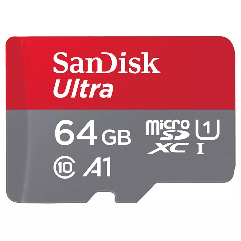 Карта памяти SanDisk 64GB microSDXC class 10 UHS-I A1 Ultra Android (SDSQUAR-064G-GN6IA) - 1 Карта памяти SanDisk 64GB microSDXC class 10 UHS-I A1 Ultra Android (SDSQUAR-064G-GN6IA) - 1